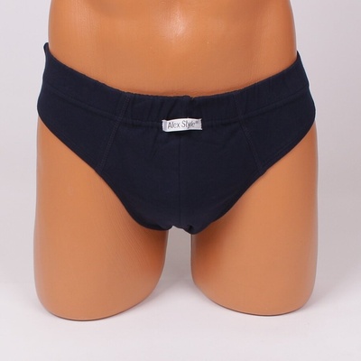 Тъмносин памучен слип