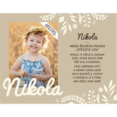 Albi Fotorámeček se jménem - Nikola