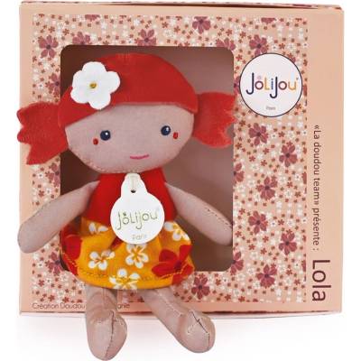 Doudou Julijou Lola 16 cm červená
