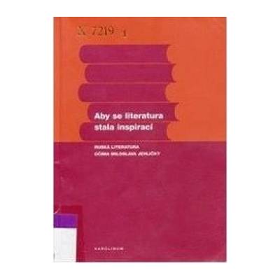 Aby se literatura stala inspirací - Stanislav Rubáš