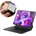 Baseus Brilliance Wireless Touchpad Keyboard Case Digital Display (ARJK020013) - полиуретанов калъф, клавиатура, тракпад и поставка за iPad 10 (2022) (тъмносив)