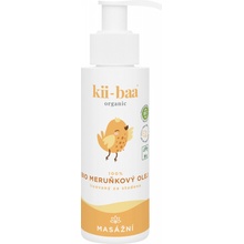 kii-baa organic 100% bio meruňkový olej 100 ml