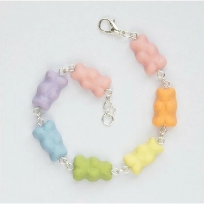 Prosperk náramek fimo Sladký pasteloví gumídci S1247
