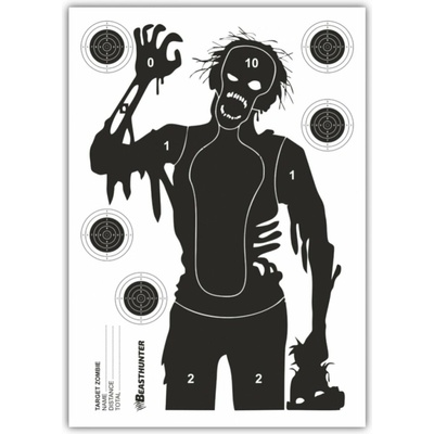 Terč silueta Beast Hunter Zombie 10ks – Hledejceny.cz