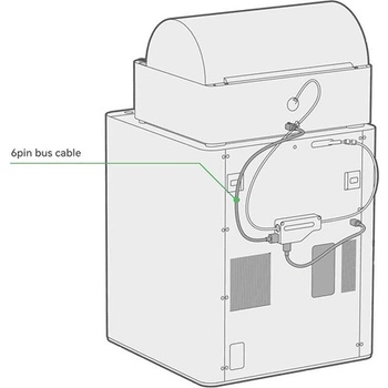 Bambu Lab Кабел 1.5 м за AMS / AMS 2 Pro / AMS HT - 6-пинов (оригинален) Bambu Lab