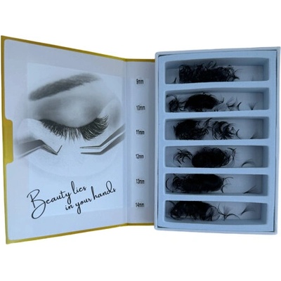 Luxury Lashes Narrow 14D Zakrivenie umelých rias: D, Dĺžka umelých rias: Mix dĺžok 9-14 mm, Hrúbka rias: 005