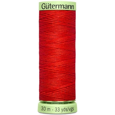 Nit PES Gütermann JEANS - extra silná 30 (30m) barva 364 - červená