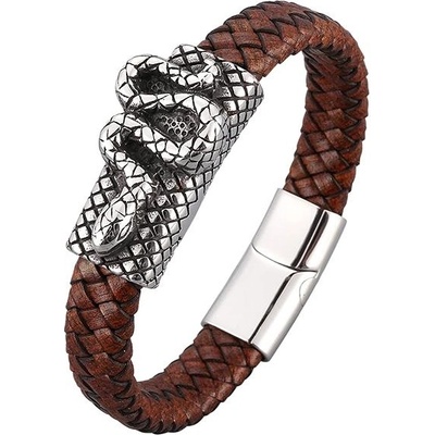 Predator Q1 Kožený náramek 19,5 cm kobra PD1030