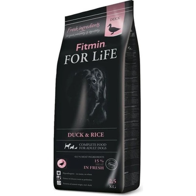 Fitmin кучешка За Живот Патешко & Ориз 2, 5 кг