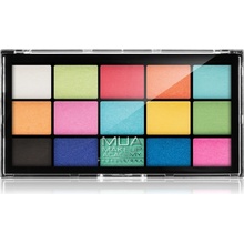MUA Makeup Academy Professional 15 Shade Palette paletka očných tieňov Colour Burst 12 g