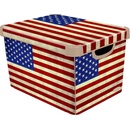 Curver box úložný dekoratívny L AMERICAN FLAG