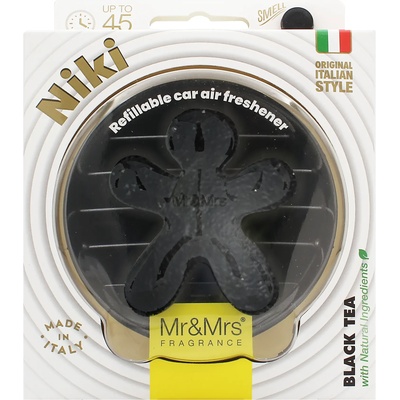 Niki BIG Black Leather Black Tea автомобилен аромат
