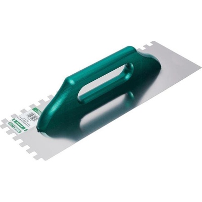 Hladítko nerezové 380 x 130 mm, 10 x 10 zubů STALCO S-37310