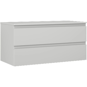 Mexen Orio шкаф за баня за мивка 100 см с плот, 2 чекмеджета, сив мат - 91A10-10047-2-BFFC62 (91A10-10047-2-BFFC62)