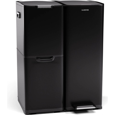 Klarstein Tiyo 3 v 1, odpadkový koš, 60 litrů, vyjímatelný koš, měkké zavírání KG28-I-60-black – Zboží Dáma Klarstein Tiyo 3 v 1, odpadkový koš, 60 litrů, vyjímatelný koš, měkké zavírání KG28-I-60-black – Zboží Dáma