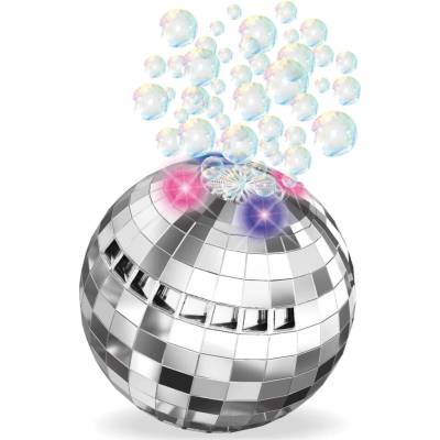 Bublifuk disco guľa so svetelnými efektmi 50 ml 13 cm