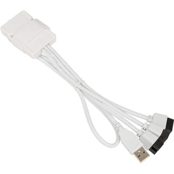 Lian Li USB hub Lian Li PW-U2TPAB USB 2.0 1-to-3 Hub - White (G89.PW-U2TPAW.00)