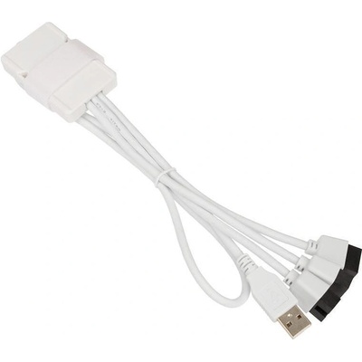 Lian Li USB hub Lian Li PW-U2TPAB USB 2.0 1-to-3 Hub - White (G89.PW-U2TPAW.00)