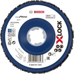 Bosch X-LOCK Почистващ диск N377 Best for Metal, Ø125 мм 2608621833 (2608621833)