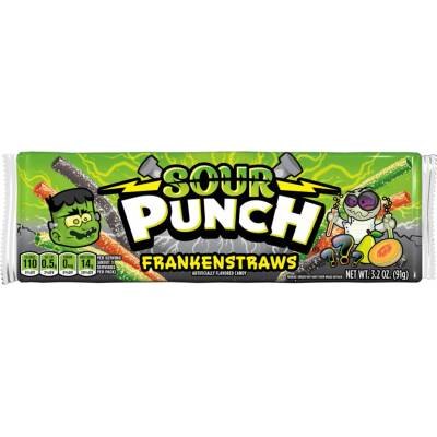 Sour Punch pendreky s příchutí hrušky, žlutého melounu a záhadnou půlnoční příchutí 91 g
