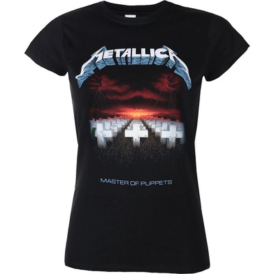Plastic head Дамска тениска metallica - master of puppets - tracks - ЧЕРНА - plastic head - phdmtlgsbmas