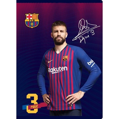 Astra Zošit tri riadky A5 FC Barcelona
