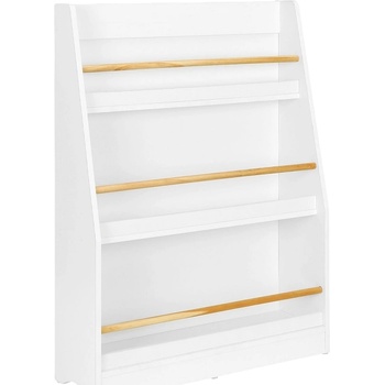 Ginger Home Детска етажерка за книги и играчки Ginger Home - Бяла (TF6142-W)