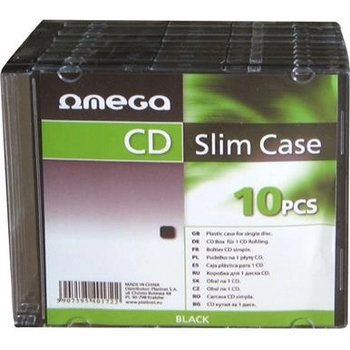 Platinet Platinet SLOB10 кутия за оптични дискове Тънка кутия за дискове 1 дискове Черен (40172) (40172)