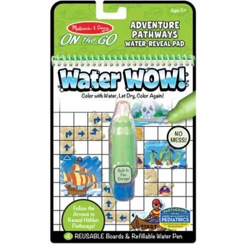 Image 1 of Melissa & Doug - Комплект за рисуване с вода - Приключенски пътеки (40174)