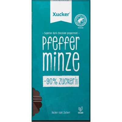 Xucker Vegan dark chocolate with peppermint