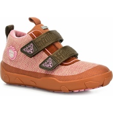 Affenzahn Low Boot Detské barefoot topánky Knit Happy Deer ružová