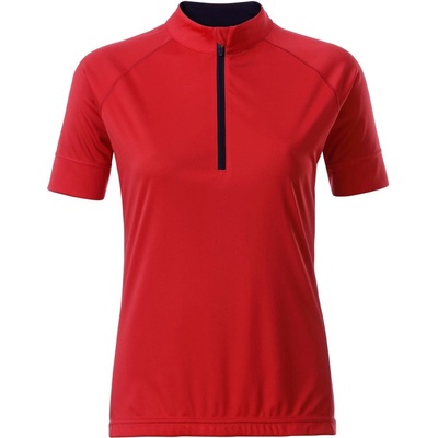 James & Nicholson JN513 TOMATO/BLACK dámský