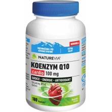 NatureVia Koenzym Q10 Cardio 100 mg 180 kapslí