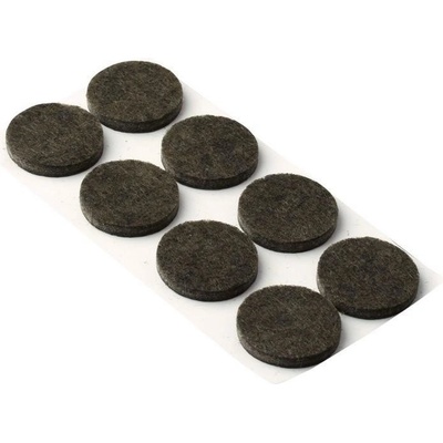 Walteco Filcové podložky, průměr 20mm, samolepicí, hnědé, 32 ks , 84942 – Hledejceny.cz