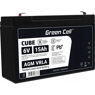 Green Cell 6V 15Ah – Zboží Živě