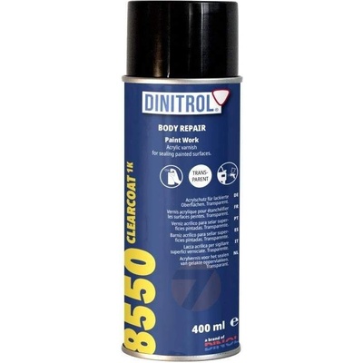 Dinitrol 8550 Čirý akrylový lak Sprej 400ml