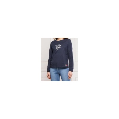 Tommy Hilfiger dámské tričko UW0UW02304 CHS tm. modré