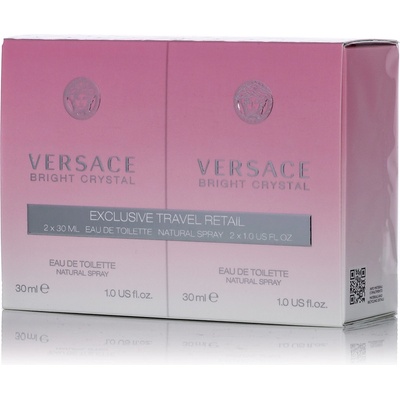 Versace Bright Crystal EDT 2 x 30 ml 60 ml darčeková sada