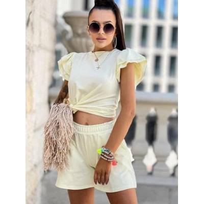Cocomore yellow shorts amgSDI1435.S54 krémová