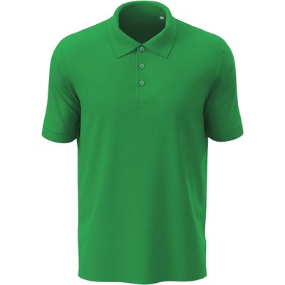 Stedman lux polo st9060 / Мъжка поло риза - сиво-зелена 4xl (st9060keg4xl)