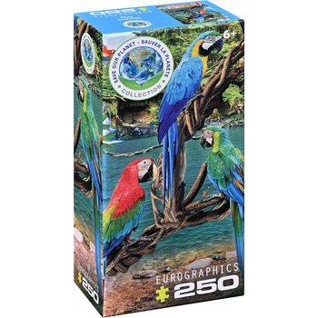 EUROGRAPHICS Пъзел Eurographics от 250 части - Папагали Ара (82515588)