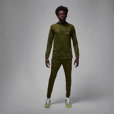 Nike Анцуг Nike PSG x Jordan Strike Dri-Fit Hooded Tracksuit Fourth - Rough Green