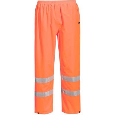 Portwest S165 / Мъжки леки светлоотразителни водоустойчиви панталони - HV Orange XL (S165ORRXL)