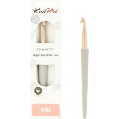 KnitPro VYBE Rose Gold hliníkový háček 9 mm