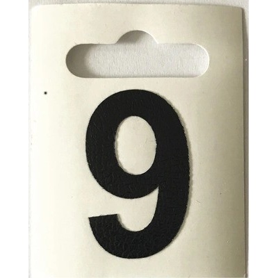 Samolepka číslo "9" fólia 50x65 mm