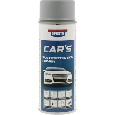 Presto Cars antikorózny základný náter v spreji 0,4 l biela