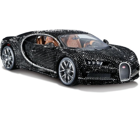 Bburago Bugatti Chiron Crystal version 1:18