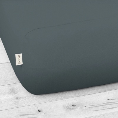 Darré jersey prostěradlo tmavě šedé 90x200x20