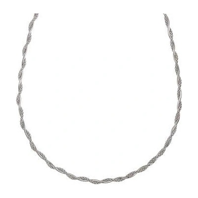 InfinitySilver Stříbrný náhrdelník splétaný coreana/hádek 1792148445