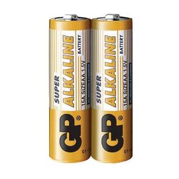 GP Batteries Алкална батерия GP SUPER LR6 AA, 2 бр. в опаковка / shrink, 1.5V, GP15A (GP-BA-15A-S2)